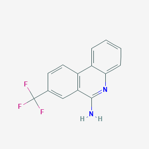 molecular formula C14H9F3N2 B3026255 6-Amino-8-trifluoromethylphenanthridine CAS No. 651055-83-3