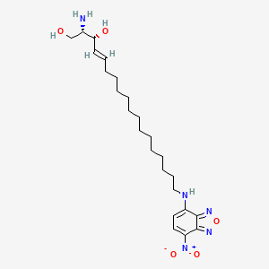 molecular formula C24H39N5O5 B3026259 NBD Sphingosine 