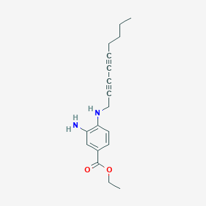 molecular formula C18H22N2O2 B3026261 Ferrostatin-1 diyne 