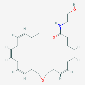 molecular formula C24H37NO3 B3026270 N-(2-hydroxyethyl)-9-[3-(2Z,5Z,8Z)-2,5,8-undecatrien-1-yl-2-oxiranyl]-4Z,7Z-nonadienamide CAS No. 2123484-71-7