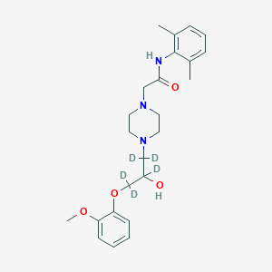 molecular formula C24H33N3O4 B3026281 Ranolazine-d5 