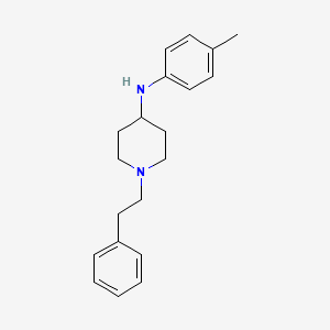 molecular formula C20H26N2 B3026288 N-(4-Methylphenyl)-1-(2-phenylethyl)piperidin-4-amine CAS No. 28456-20-4