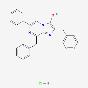 6-phenyl-2,8-bis(phenylmethyl)-imidazo[1,2-a]pyrazin-3(7H)-one,monohydrochloride