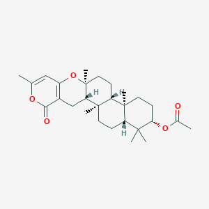 molecular formula C28H40O5 B3026299 Chevalone B 