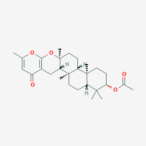 molecular formula C28H40O5 B3026300 Chevalone C 
