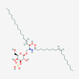 molecular formula C42H79NO11S B3026305 N-Octadecenoyl-(cis-9)-sulfatide 