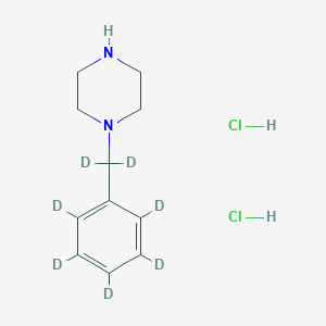 molecular formula C11H18Cl2N2 B3026308 Benzyl piperazine-D7 diHCl CAS No. 1141738-08-0