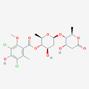molecular formula C21H26Cl2O10 B3026310 Flambalactone 