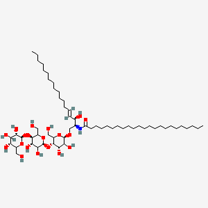 molecular formula C59H111NO18 B3026320 N-TRicosanoyl ceramide trihexoside CAS No. 536745-84-3