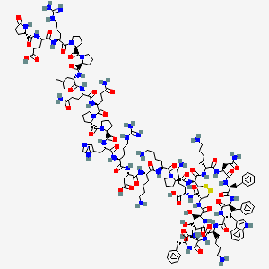 molecular formula C161H240N46O41S2 B3026349 Cortistatin-29 (rat) 