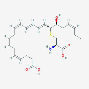 16R-[[(2R)-2-amino-2-carboxyethyl]thio]-17S-hydroxy-4Z,7Z,10Z,12E,14E,19Z-docosahexaenoicacid