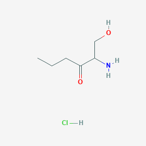 2-Amino-1-hydroxy-3-hexanone,monohydrochloride
