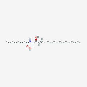 molecular formula C26H51NO3 B3026369 N-[(1S,2S,3E)-2-hydroxy-1-(hydroxymethyl)-3-heptadecen-1-yl]-octanamide CAS No. 175892-44-1