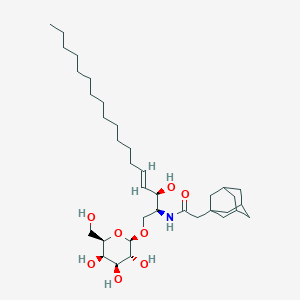N-[(1S,2R,3E)-1-[(beta-D-galactopyranosyloxy)methyl]-2-hydroxy-3-heptadecen-1-yl]-tricyclo[3.3.1.13,7]decane-1-acetamide