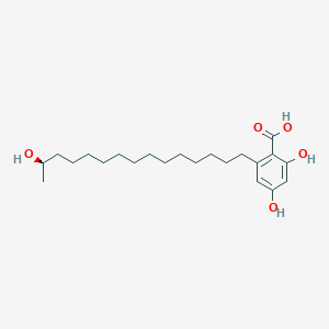 2,4-Dihydroxy-6-[(14R)-14-hydroxypentadecyl]benzoic acid