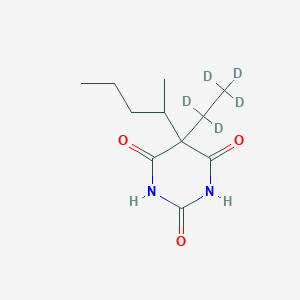 molecular formula C11H18N2O3 B3026387 Pentobarbital-D5 CAS No. 52944-66-8
