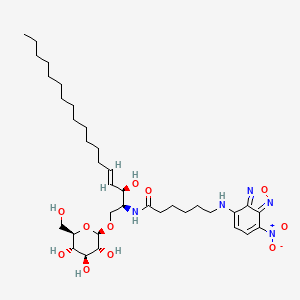 molecular formula C36H59N5O11 B3026393 C6 NBD Glucosylceramide 