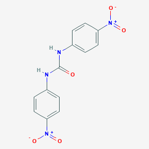 molecular formula C13H10N4O5 B030264 1,3-Bis(4-nitrophenyl)urea CAS No. 587-90-6