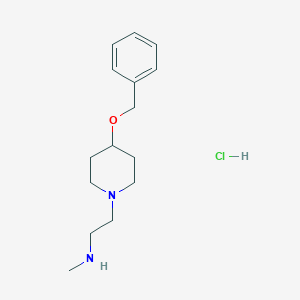 molecular formula C15H25ClN2O B3026407 MS049 Dihydrochloride CAS No. 2095432-59-8