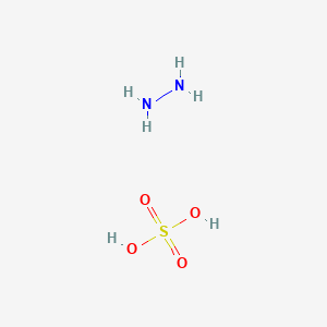 molecular formula H6N2O4S B3026440 Hydrazine sulfate CAS No. 10034-93-2