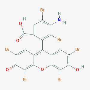 molecular formula C20H7Br6NO5 B3026467 PRMT1-IN-1 CAS No. 1025948-98-4