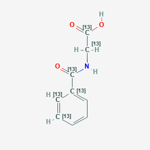 molecular formula C9H9NO3 B3026468 Hippuric Acid-13C6 CAS No. 1163160-18-6