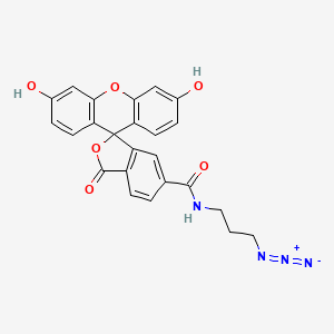 molecular formula C24H18N4O6 B3026471 FAM azide, 6-isomer 