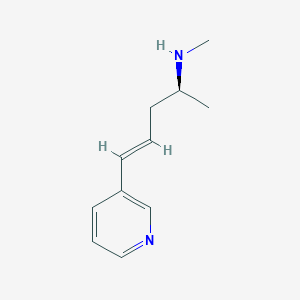 molecular formula C11H16N2 B3026481 nAChR agonist 2 CAS No. 252870-46-5