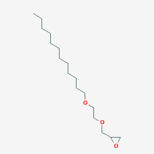 molecular formula C17H34O3 B3026496 Oxirane, [[2-(dodecyloxy)ethoxy]methyl]- CAS No. 86630-59-3