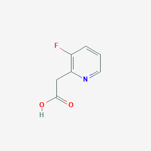 molecular formula C7H6FNO2 B3026502 2-(3-Fluoropyridin-2-YL)acetic acid CAS No. 1000524-32-2