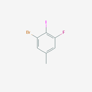 molecular formula C7H5BrFI B3026505 3-Bromo-5-fluoro-4-iodotoluene CAS No. 1000576-09-9