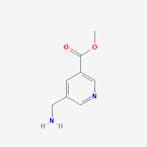 B3026513 Methyl 5-(aminomethyl)nicotinate CAS No. 1001756-84-8