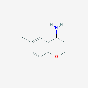 molecular formula C10H13NO B3026573 (S)-6-methylchroman-4-amine CAS No. 1018978-88-5