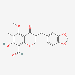 molecular formula C20H18O7 B3026609 Ophiopogonanone D CAS No. 1027912-99-7