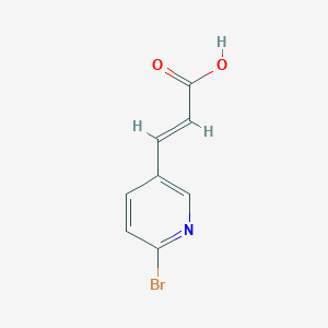 molecular formula C8H6BrNO2 B3026628 3-(6-Bromopyridin-3-yl)acrylic acid CAS No. 1035123-89-7