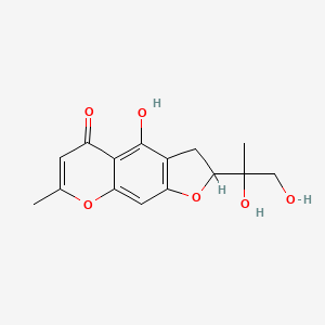 molecular formula C15H16O6 B3026631 Cnidimol B CAS No. 103629-81-8