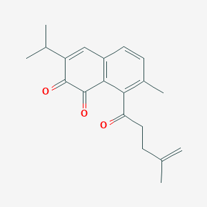 molecular formula C20H22O3 B3026668 1-Ketoaethiopinone 