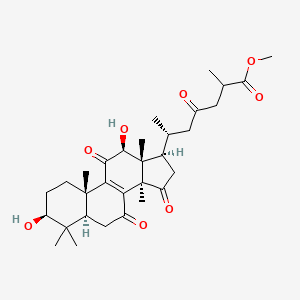 molecular formula C31H44O8 B3026681 Methyl ganoderate C6 