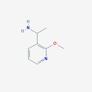 molecular formula C8H12N2O B3026697 1-(2-Methoxypyridin-3-YL)ethanamine CAS No. 1060807-25-1