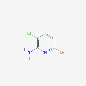 molecular formula C5H4BrClN2 B3026706 6-Bromo-3-chloropyridin-2-amine CAS No. 1060815-73-7