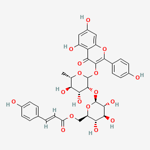 Kaempferol 3-[2''-(p-coumaroylglucosyl)rhamnoside]