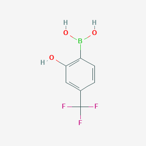 (2-Hydroxy-4-(trifluoromethyl)phenyl)boronic acid