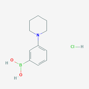 (3-(Piperidin-1-yl)phenyl)boronic acid hydrochloride