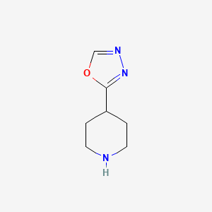 molecular formula C7H11N3O B3026733 4-(1,3,4-Oxadiazol-2-yl)piperidine CAS No. 1082413-19-1