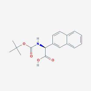 (2S)-2-[(Tert-butoxy)carbonylamino]-2-(2-naphthyl)acetic acid