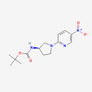 (R)-tert-Butyl 1-(5-nitropyridine-2-yl)pyrrolidine-3-ylcarbamate
