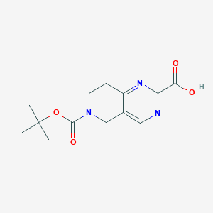 6-(Tert-butoxycarbonyl)-5,6,7,8-tetrahydropyrido[4,3-d]pyrimidine-2-carboxylic acid