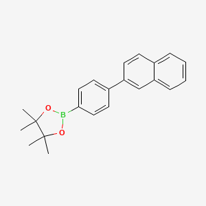 4,4,5,5-Tetramethyl-2-(4-(naphthalen-2-yl)phenyl)-1,3,2-dioxaborolane