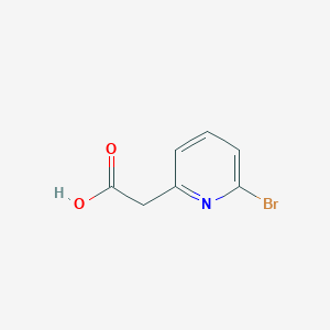 molecular formula C7H6BrNO2 B3026759 2-(6-Bromopyridin-2-yl)acetic acid CAS No. 1093879-46-9