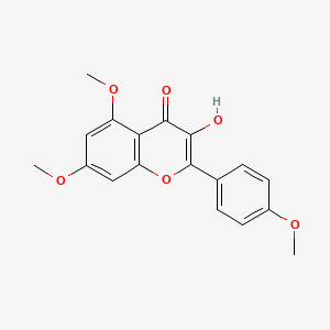 3-Hydroxy-5,7-dimethoxy-2-(4-methoxyphenyl)chromen-4-one